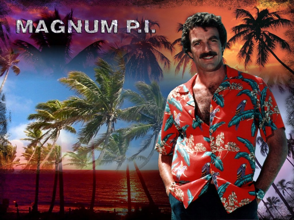 magnum pi tc helicopter shirt
