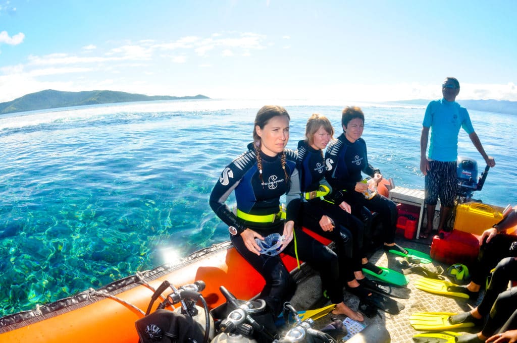 Diving on Fiji Taveuni