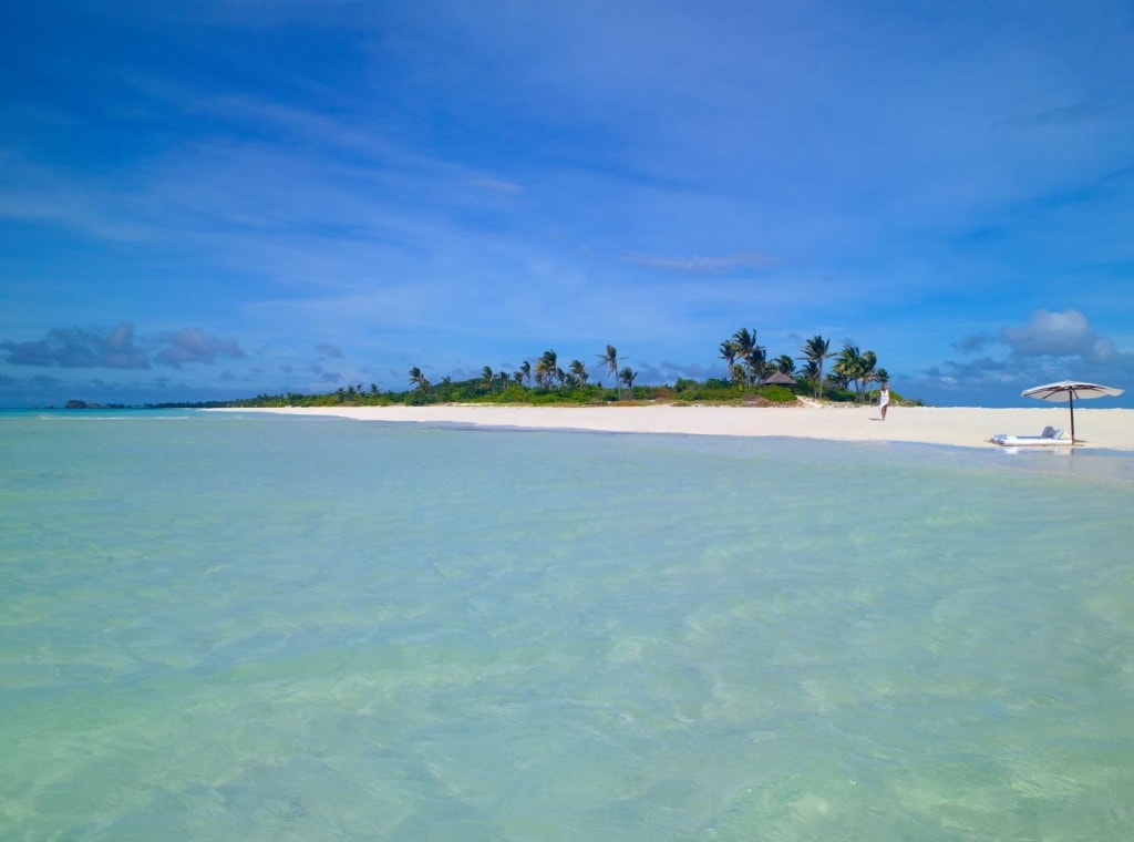 Amanpulo Island beach