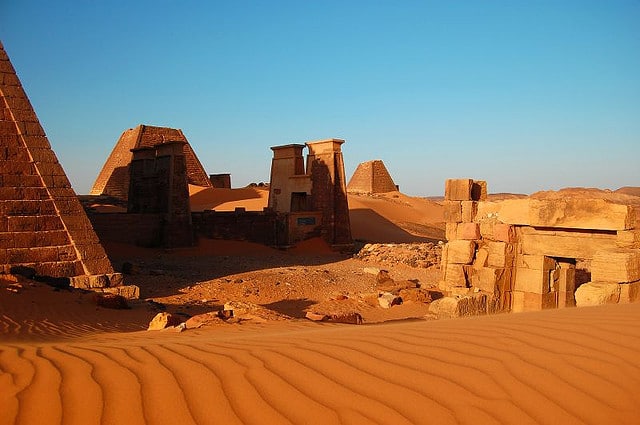 Meroe pyramids, Sudan