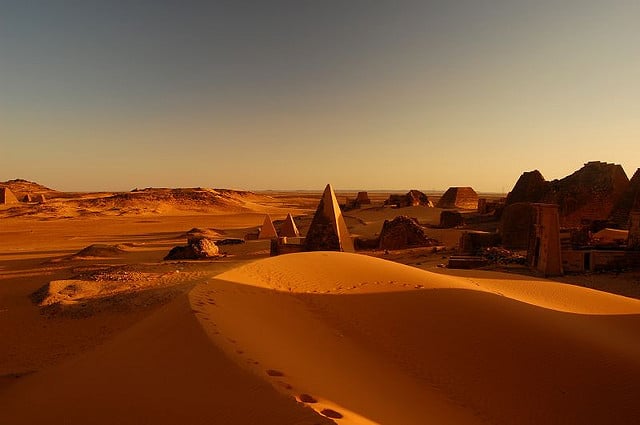 Meroe pyramids, Sudan