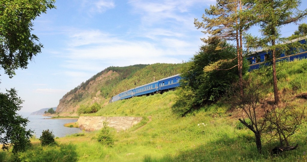 Golden Eagle train on the Trans-siberian