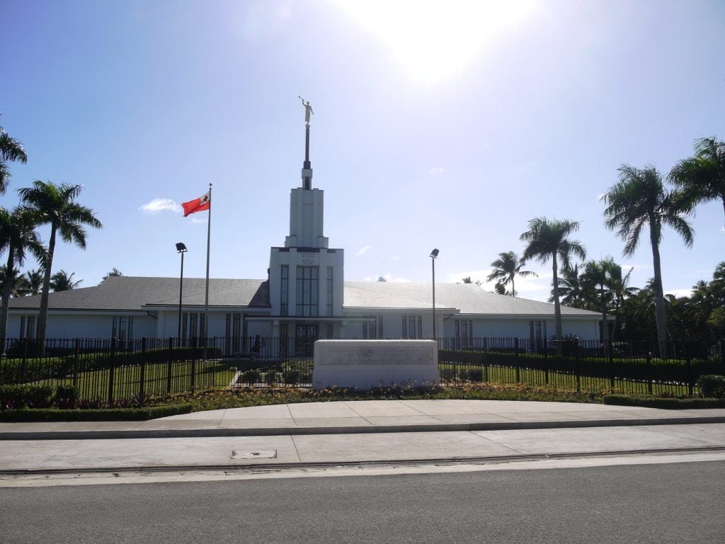 One of the many Mormon churches in Tonga in Nuku'alofa