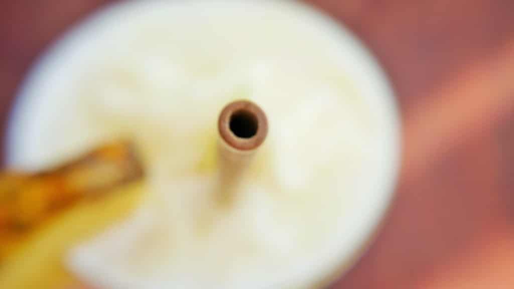 Close up of a pina colada