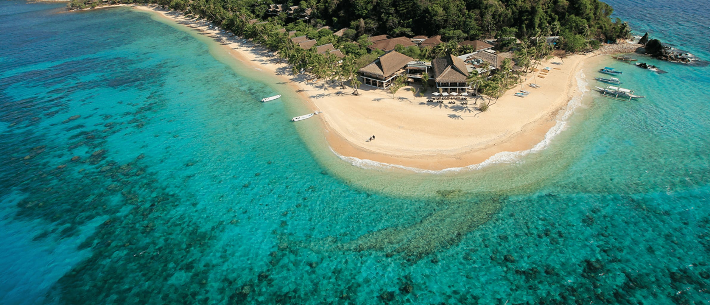 Pangulasian Island aerial view