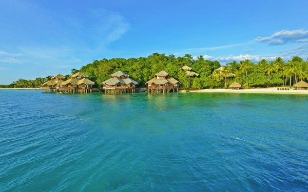 Pearl Farm Resort & Spa stilted bungalows