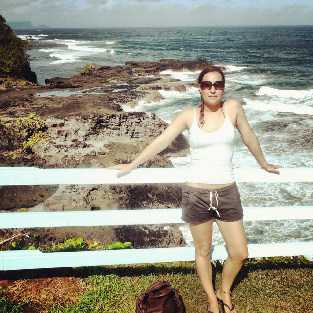 Me, touring Samoa