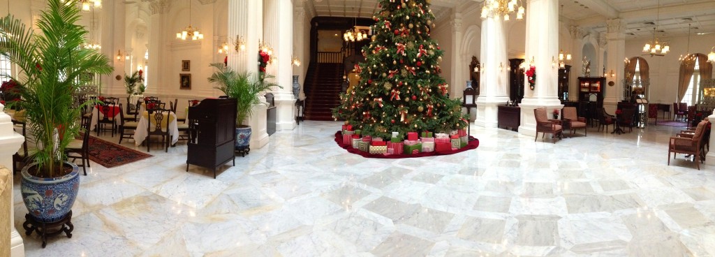 Lobby Raffles Hotel Singapore