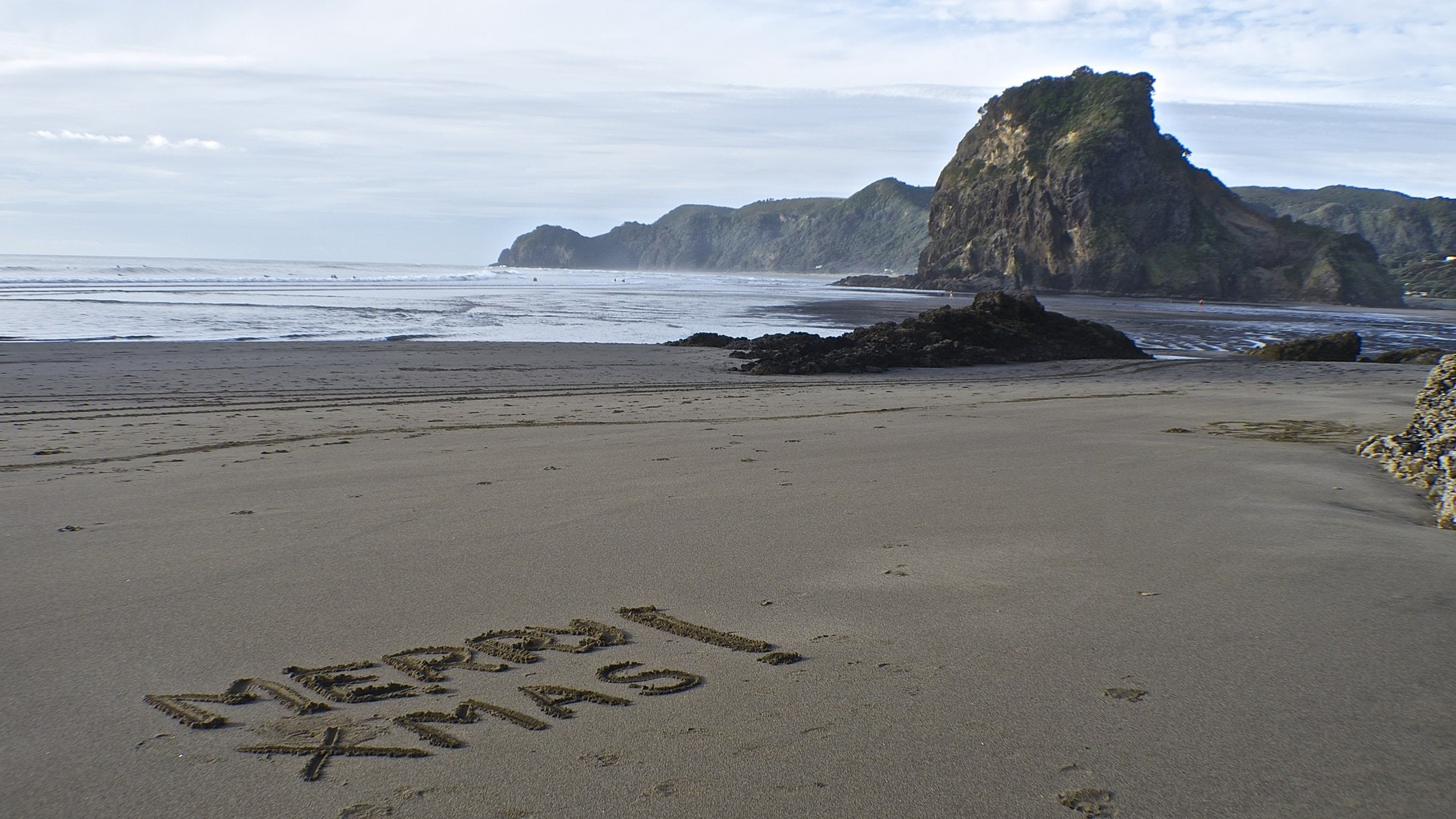 Piha Beach for Christmas by myself