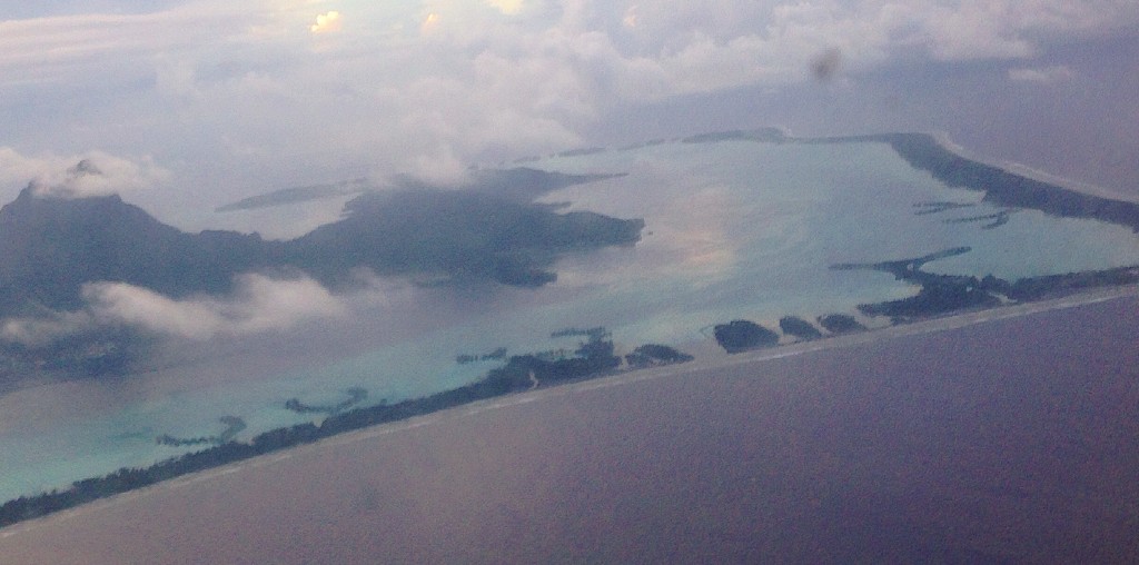 Bora Bora from the sky