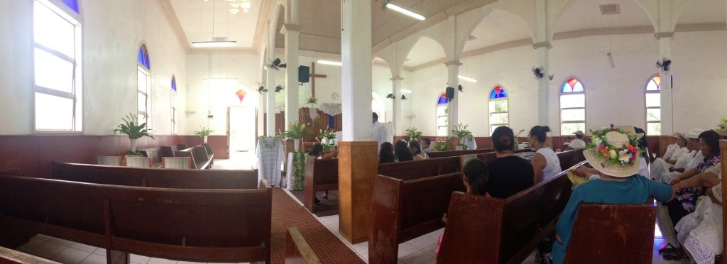 Sunday Church cook islands