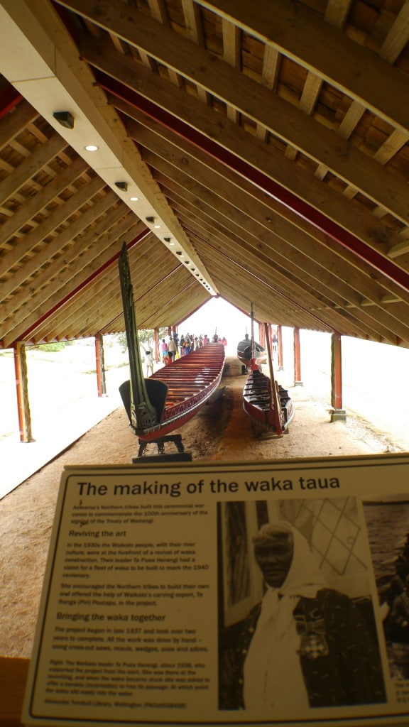 A traditional canoe