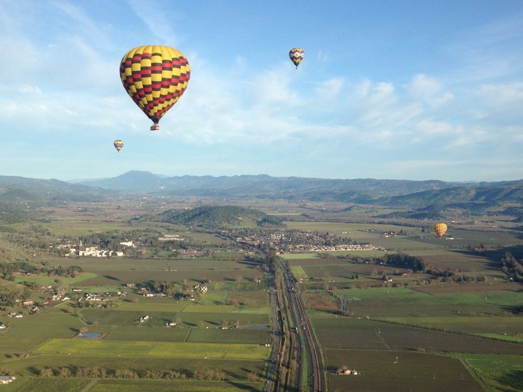 Hot air balloon meet-up