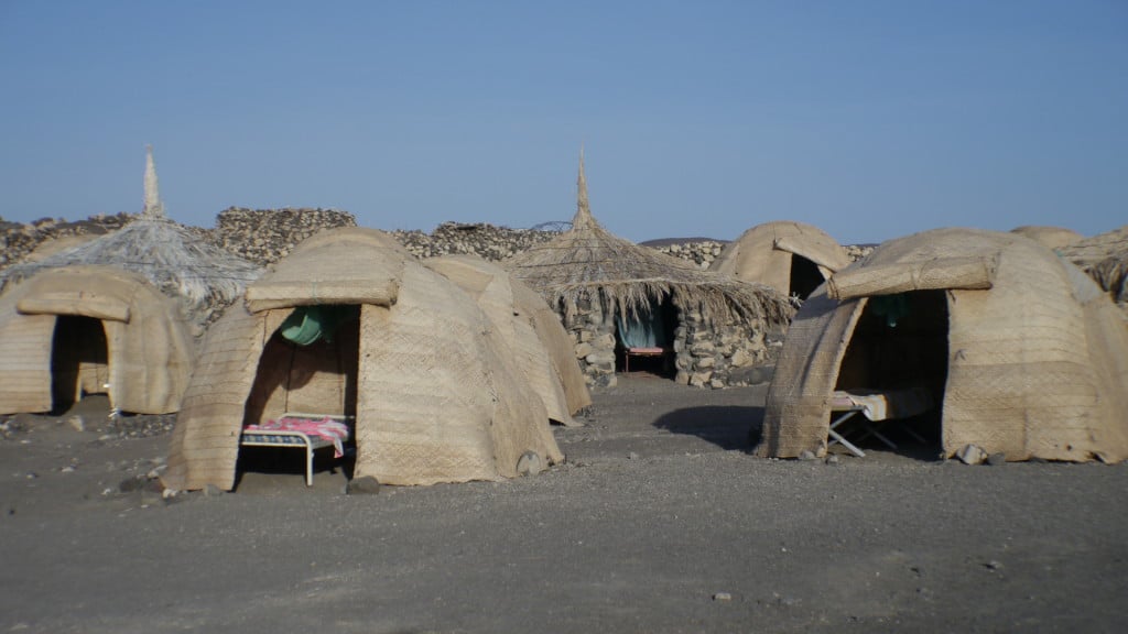 Lake Abbe in Djibouti