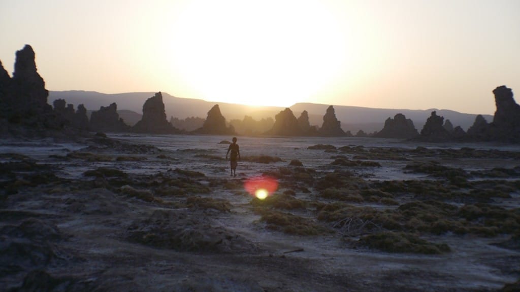 Sunrise on Lake Abbe