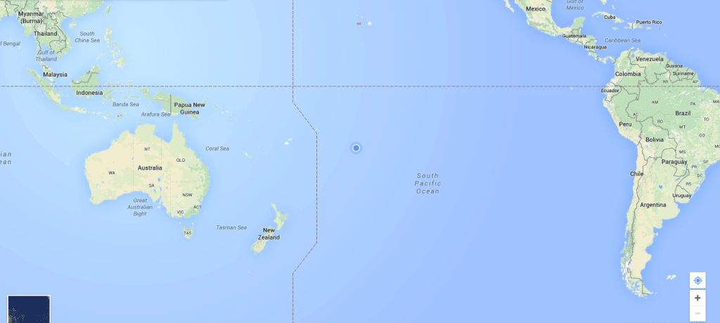 Travel to the Cook Islands on the map