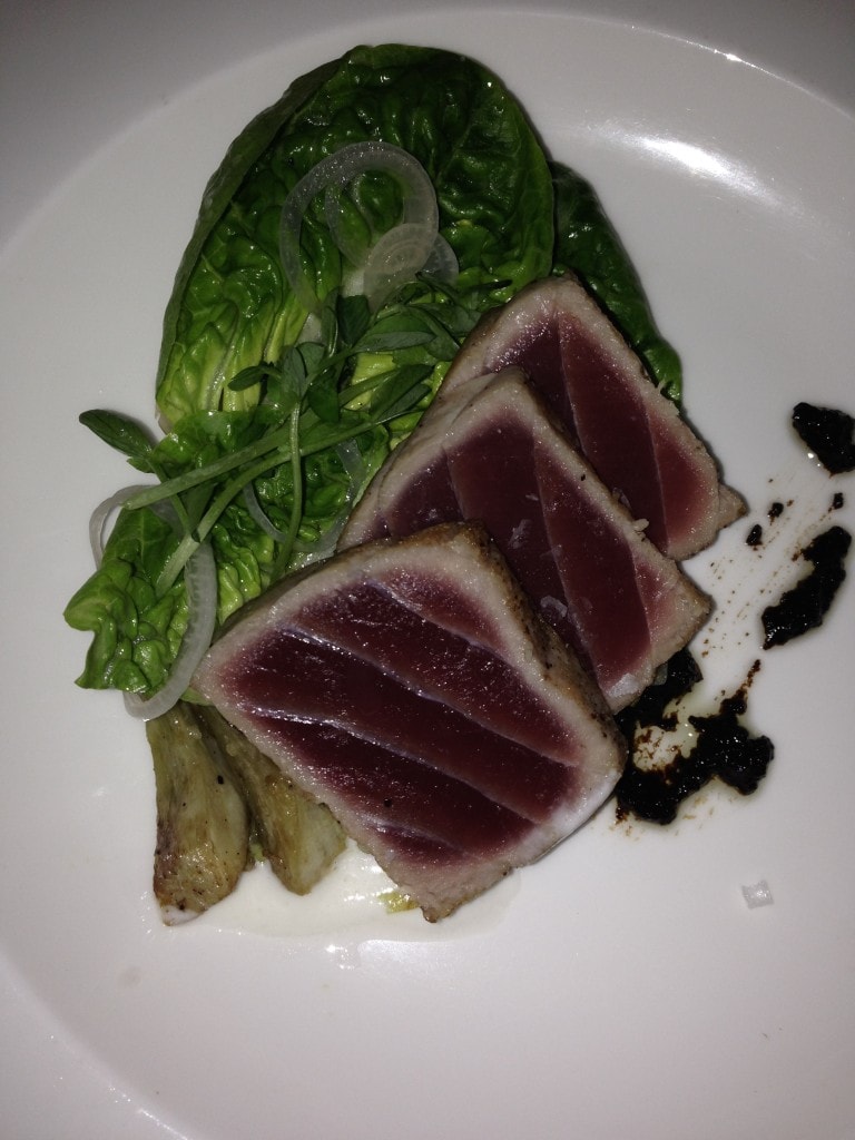 Seared ahi tuna