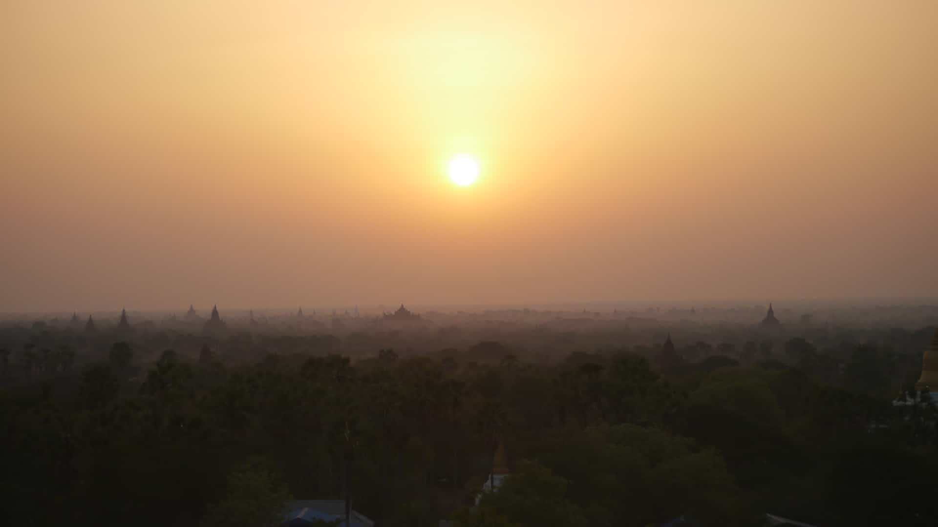 Sunrise over Bagan