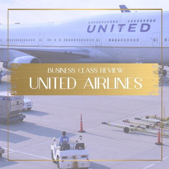 United Airlines Business Class Review feature