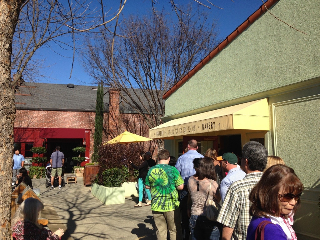 Queue for Bouchon Bakery