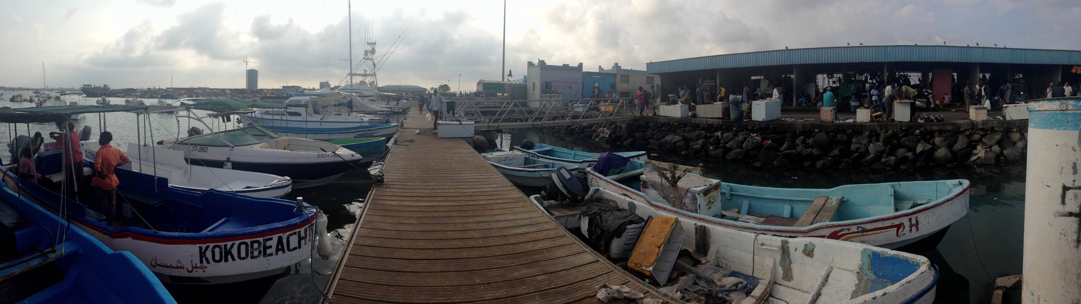 Fishermen port on the Djibouti itinerary