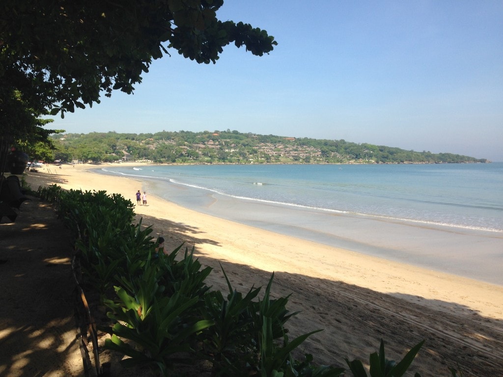 Jimbaran beach at our doorsteps