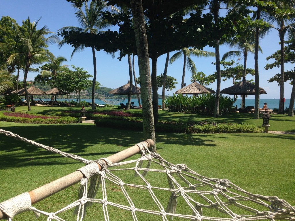 Hammocks at the Intercontinental Resort Bali