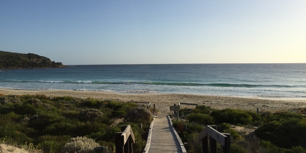 The path to the beach