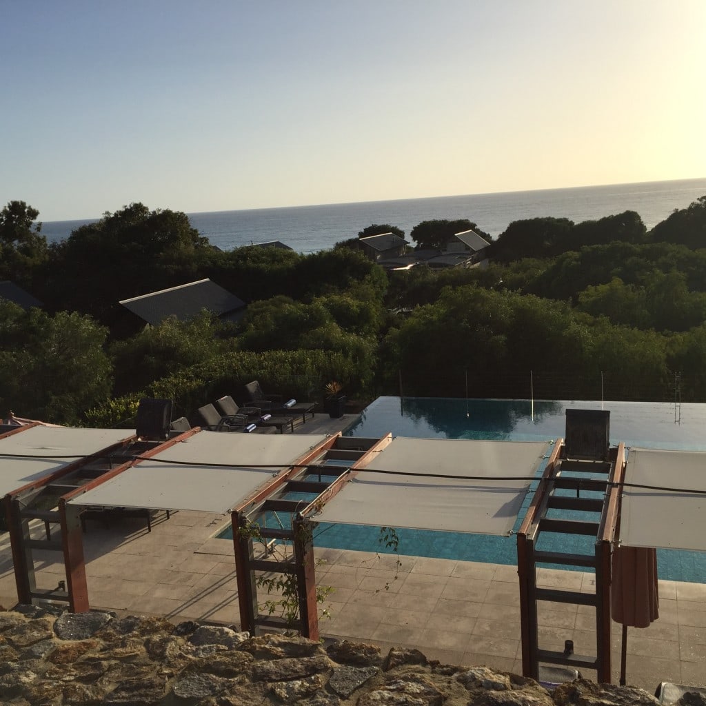 The swimming pool at pullman bunker bay resort