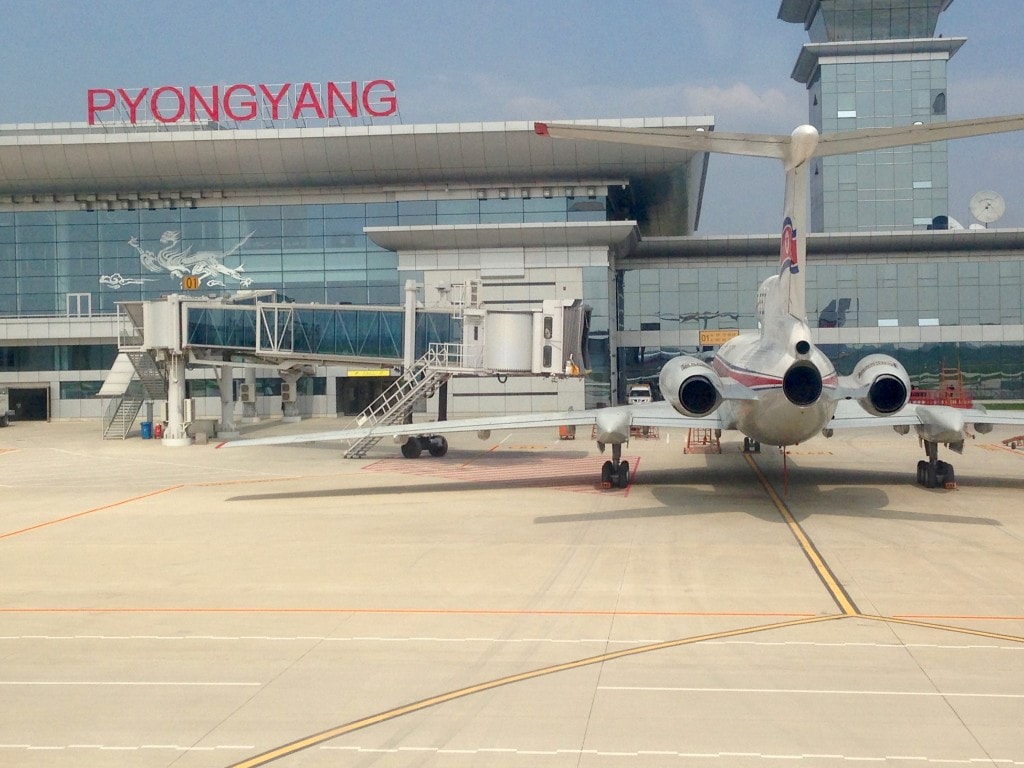 Newly opened Pyongyang airport