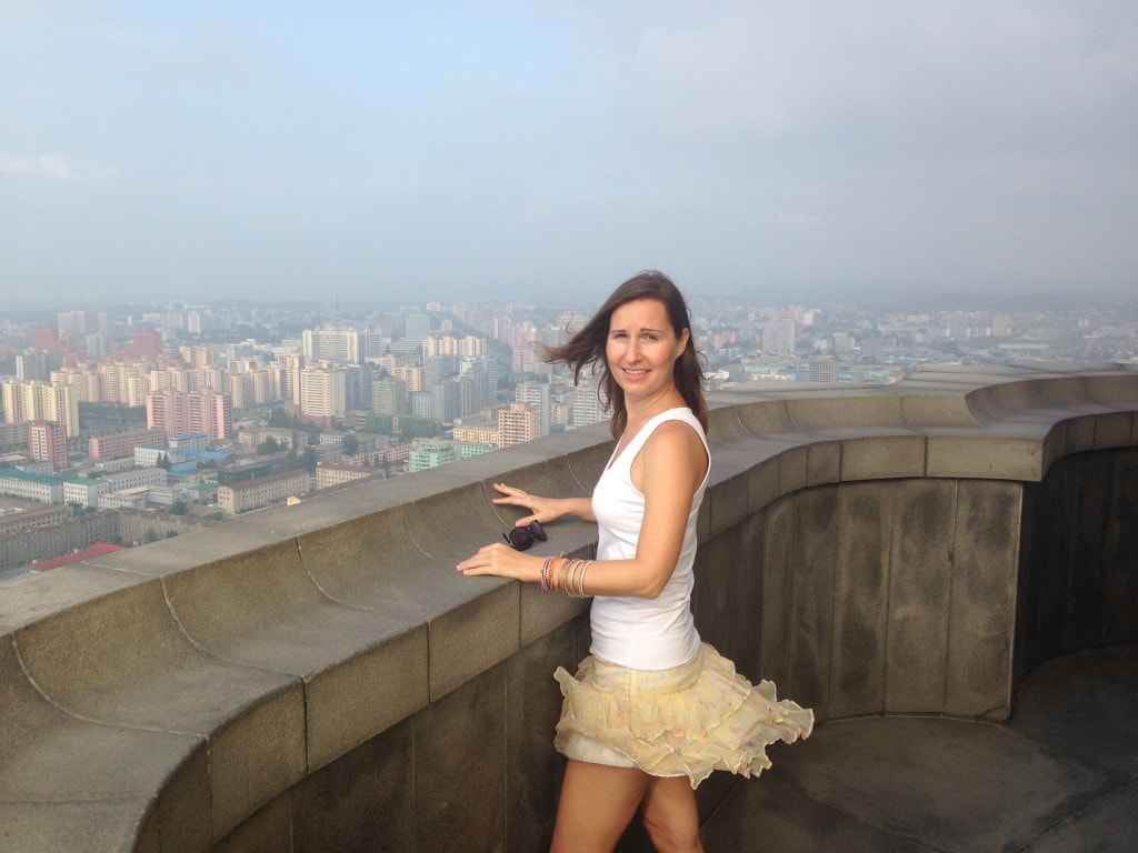 View from above Juche Tower