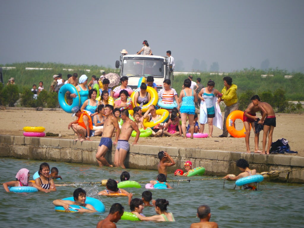 A day at the beach at Nampo Islet