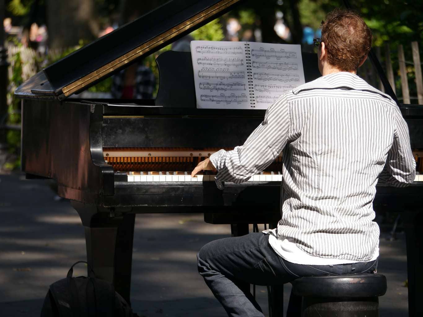 Pianist at Washington Square