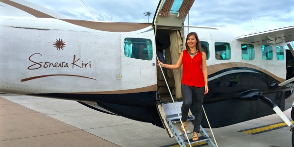 Soneva Kiri private jet