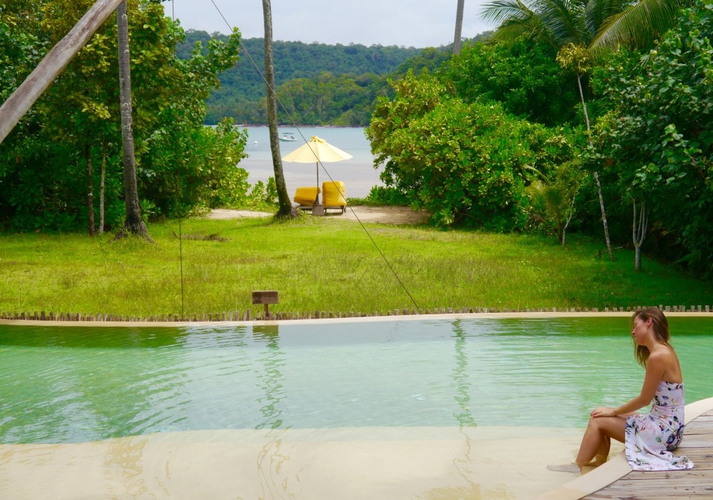 Soneva Kiri Beach villa pool