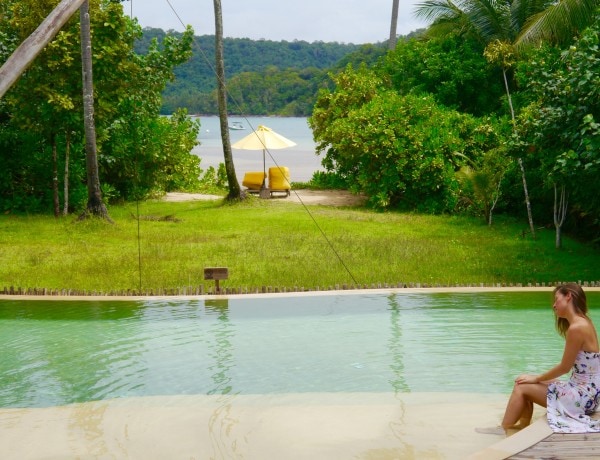 Soneva Kiri Beach villa pool