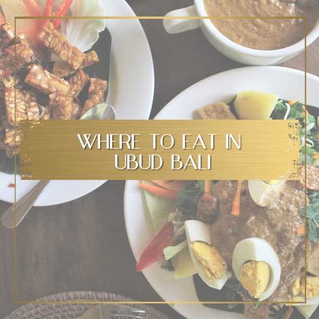 Where to eat in Ubud feature