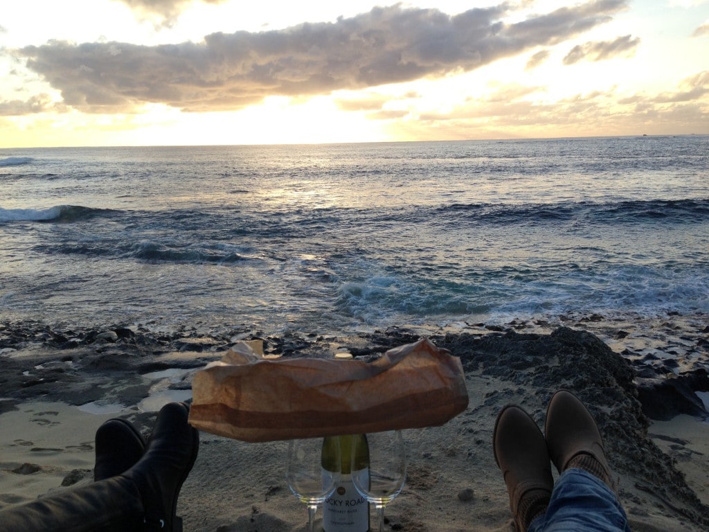 Sunset at Surfers Point