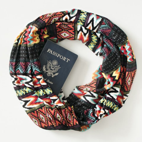 Speakeasy travel scarves