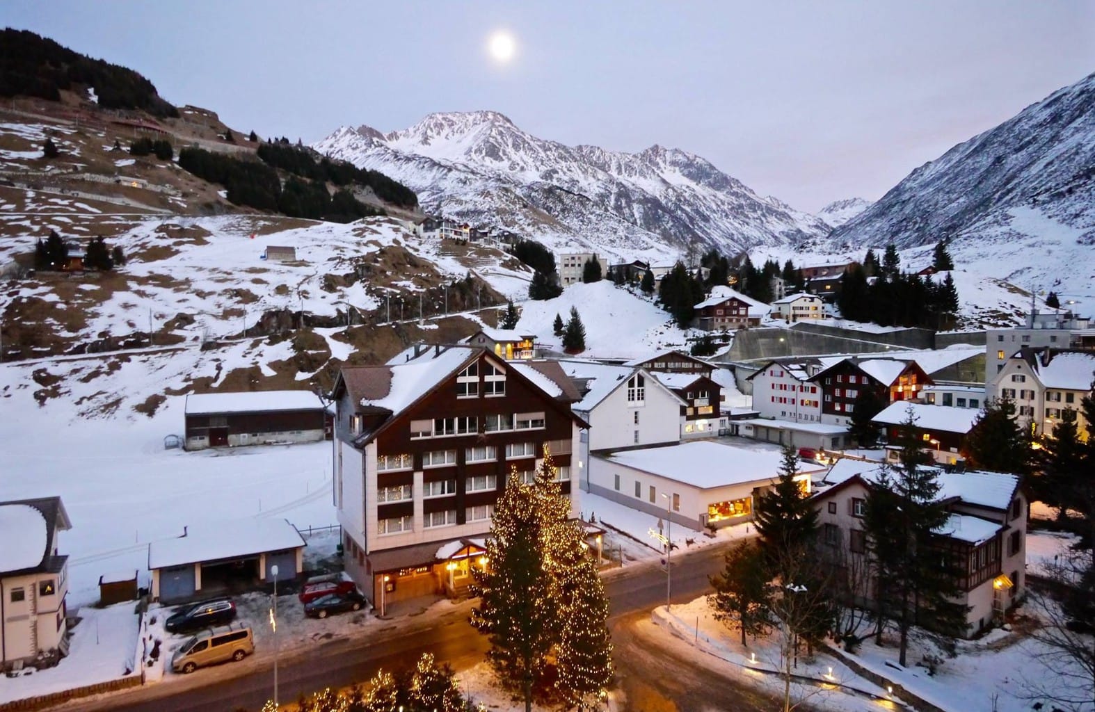 Andermatt at twilight