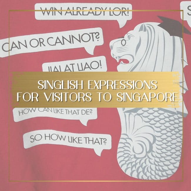 Singlish 101: 11 Essential Singlish Terms to Get Around Singapore