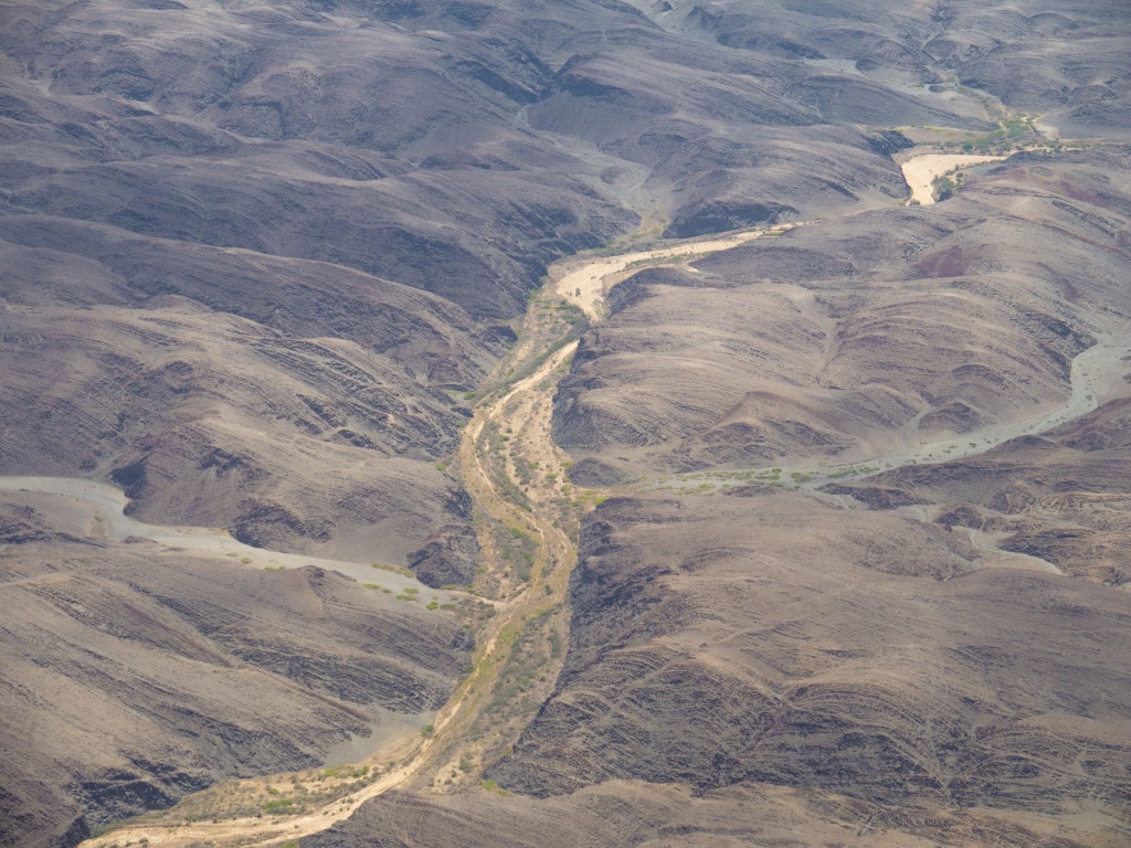 Dry Namibian rivers