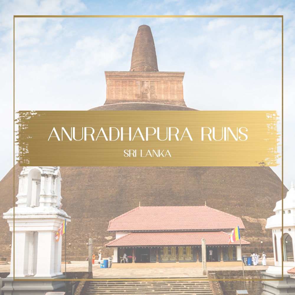 Anuradhapura ruins feature