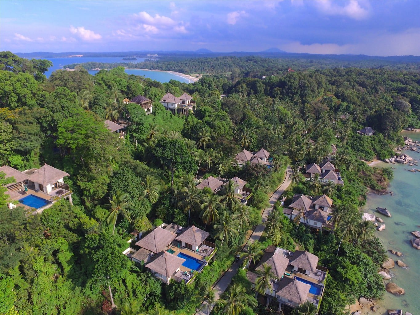 Banyan Tree Bintan aerial shot