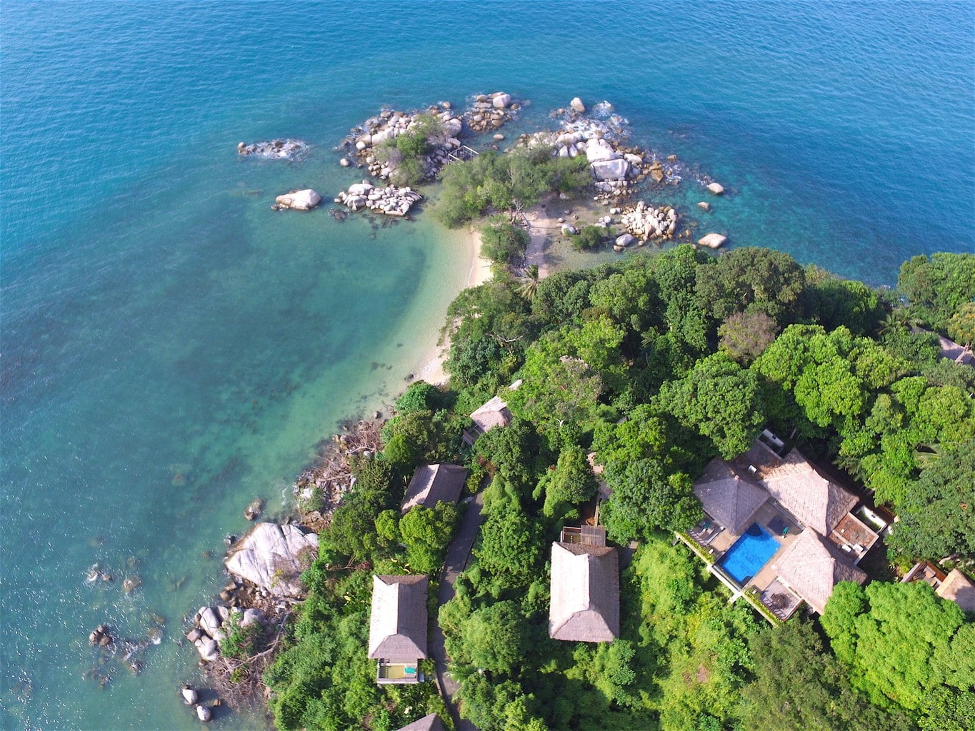 Banyan Tree Bintan drone shot