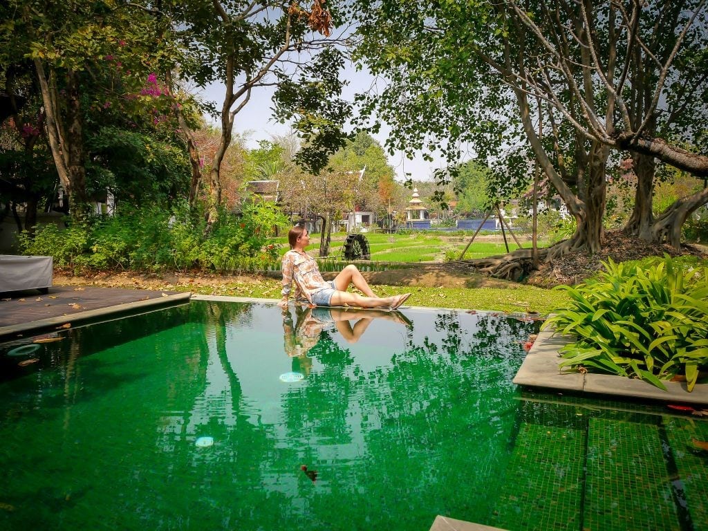 Dhara Devi Chiang Mai Villa pool