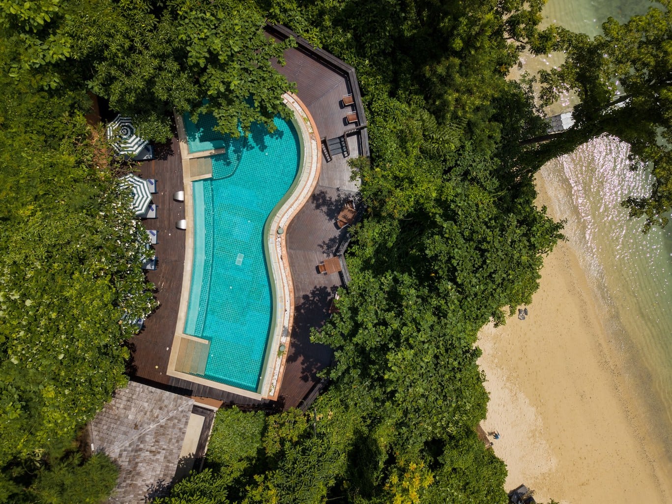 "Beach pool at Sri Panwa"