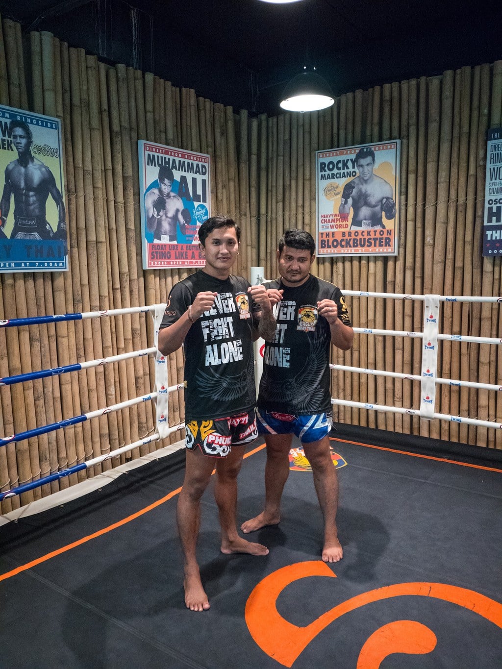 "Thai boxing at Sri Panwa"
