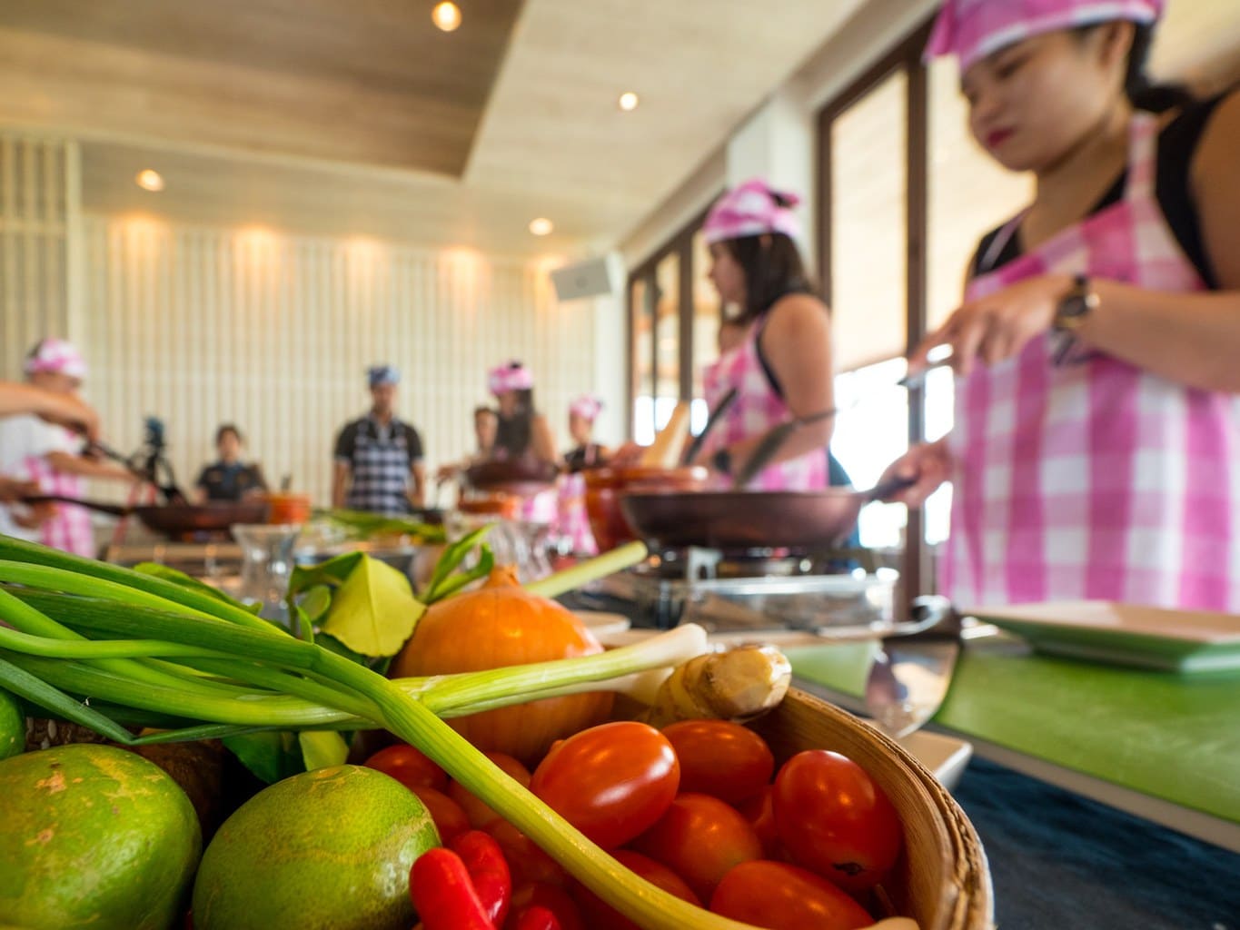 "Thai cooking class at Sri Panwa"