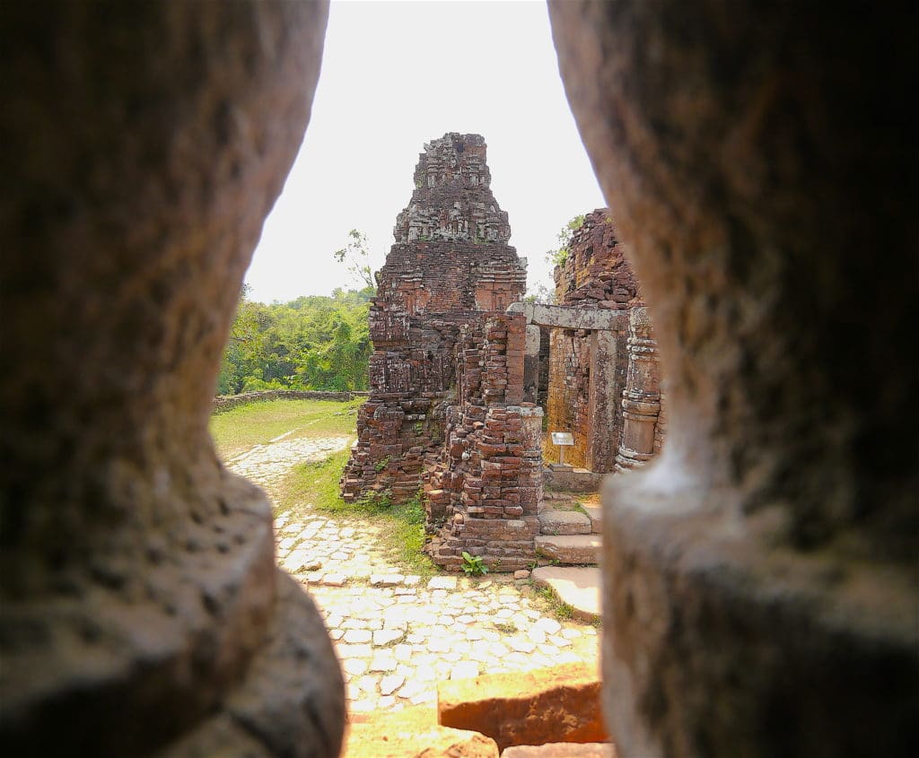 View of the temples of My Son